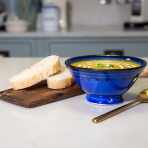 "Berber" Blue Moroccan Soup Bowl