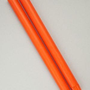 Pair of Tangerine Dinner Candles