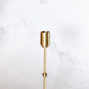 Slinder Brass Candle Holder - Small