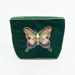 Green Butterfly Coin Purse
